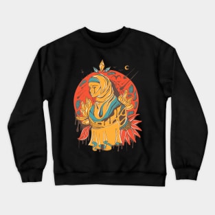 Cafe Goddess of The Hijab Crewneck Sweatshirt